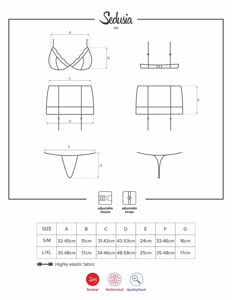 SEDUSIA Set Комплект из 3 частей